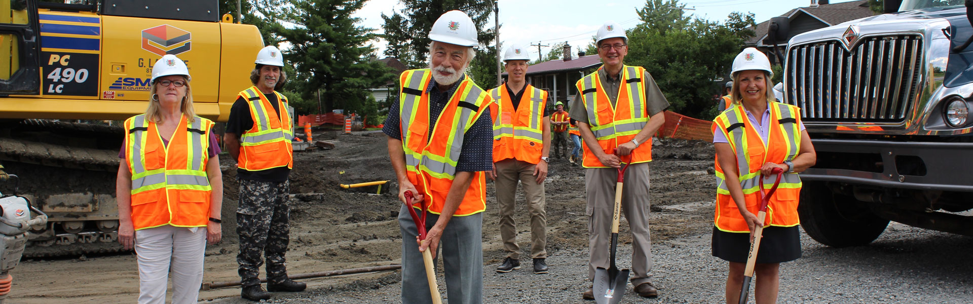 SaintBasile début des travaux de l’avenue MontBruno Les Versants