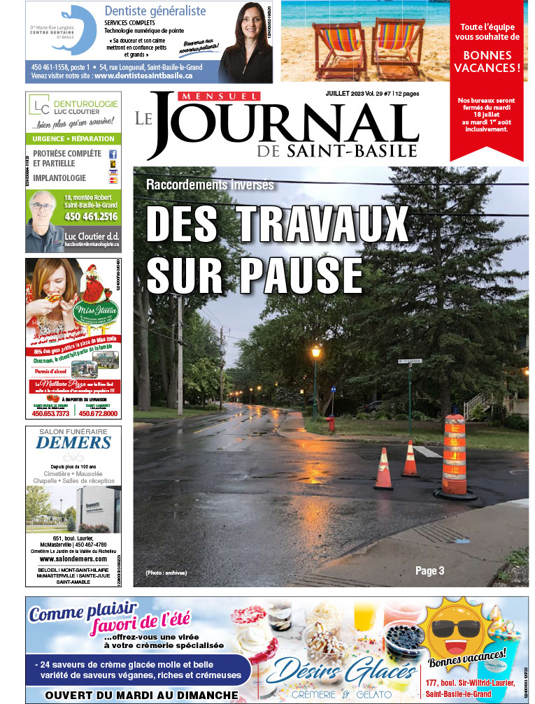 Mensuel SaintBasile 12 juillet 2023 Les Versants